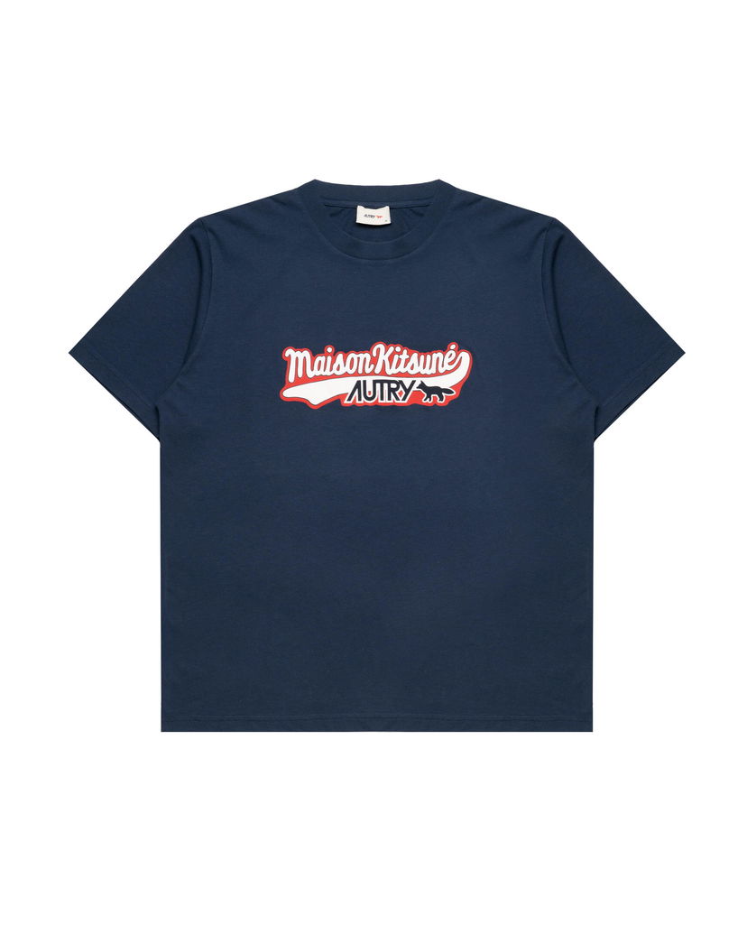 T-shirt Autry Autry Action Shoes x Maison Kitsuné T-Shirt Mørkeblå | TSPXMK2B