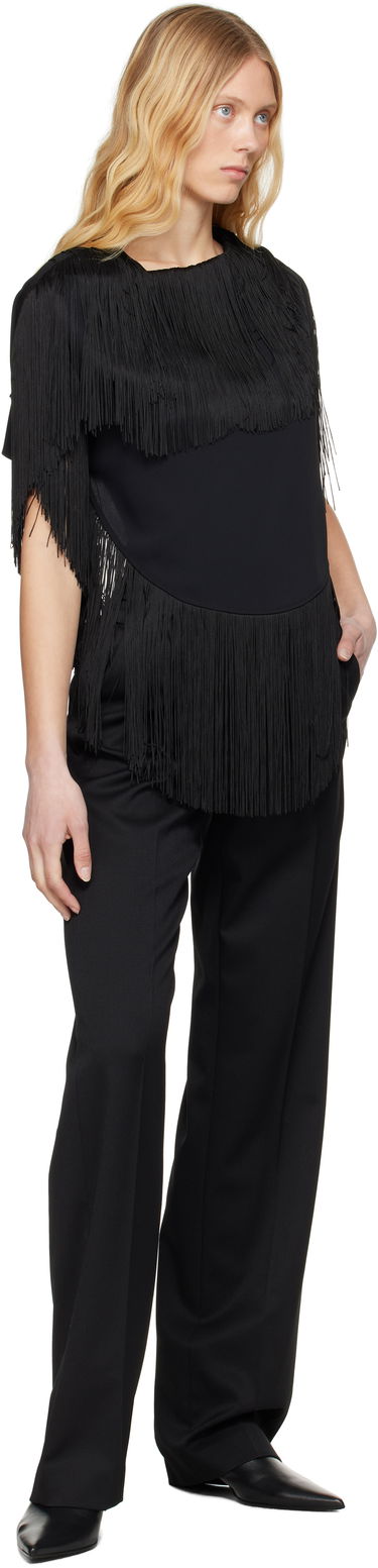 Bukser Maison Margiela MM6 Maison Margiela Tailoring Wool Blend Trousers Sort | S62KB0224 S47848, 3