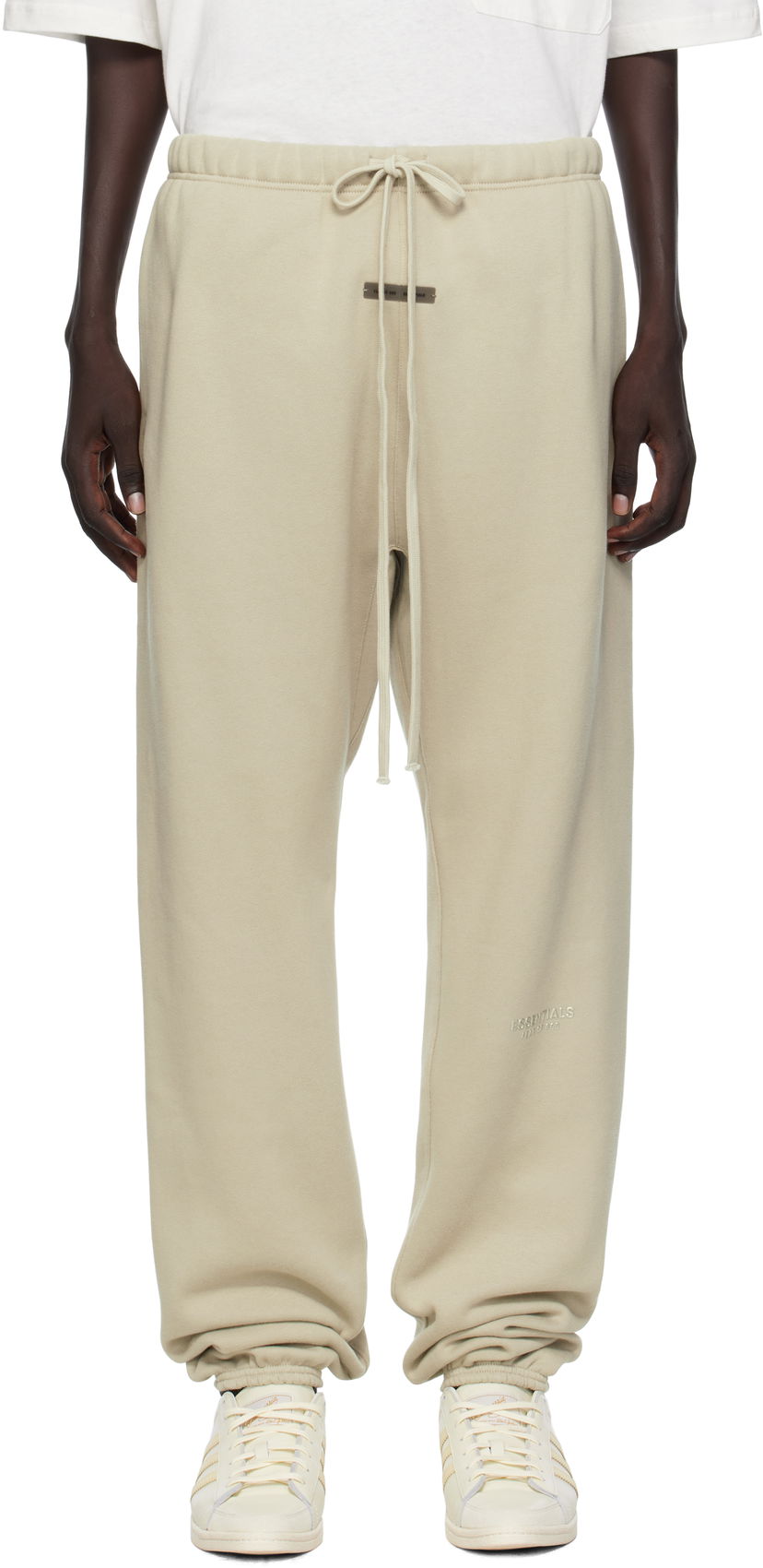 Joggingbukser Fear of God Fear of God ESSENTIALS Vintage Fleece Sweatpants Beige | 130SP258046F