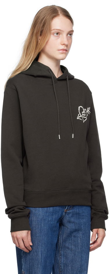 Sweatshirt Études Limit Graphic Print Cotton Hoodie Grå | H23MM282A01570, 1