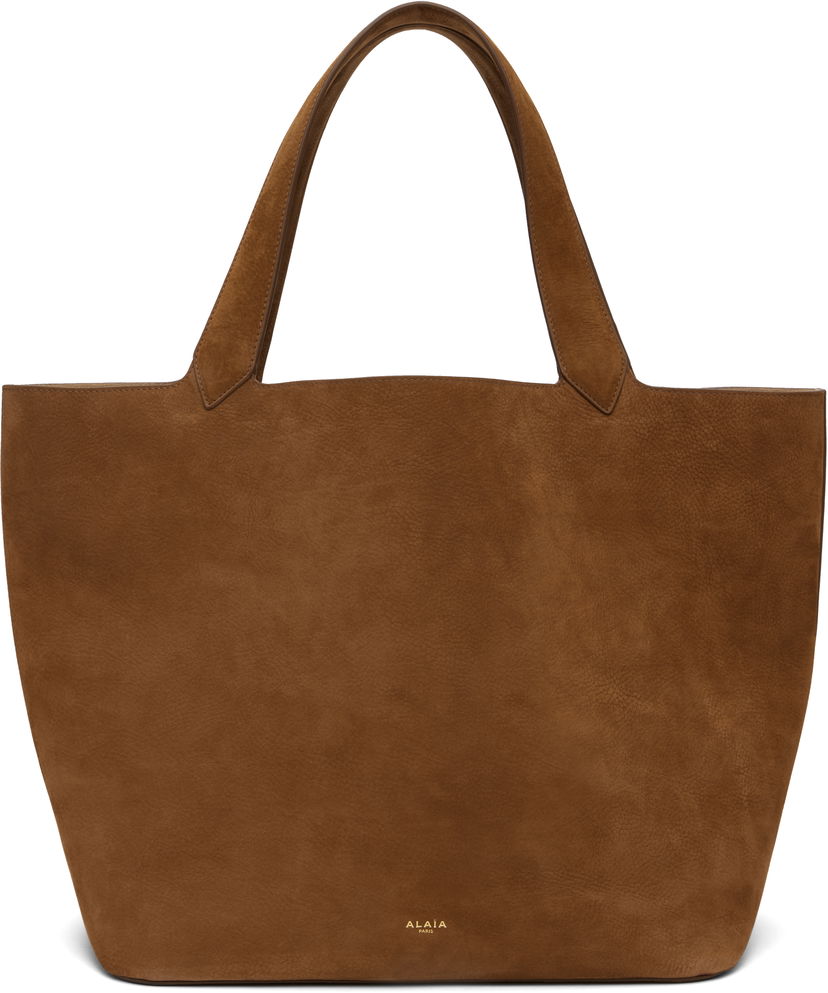 Mulepose Alaïa ALAÏA 'Le Cabas' Suede Tote Brun | AA1S15042CA214