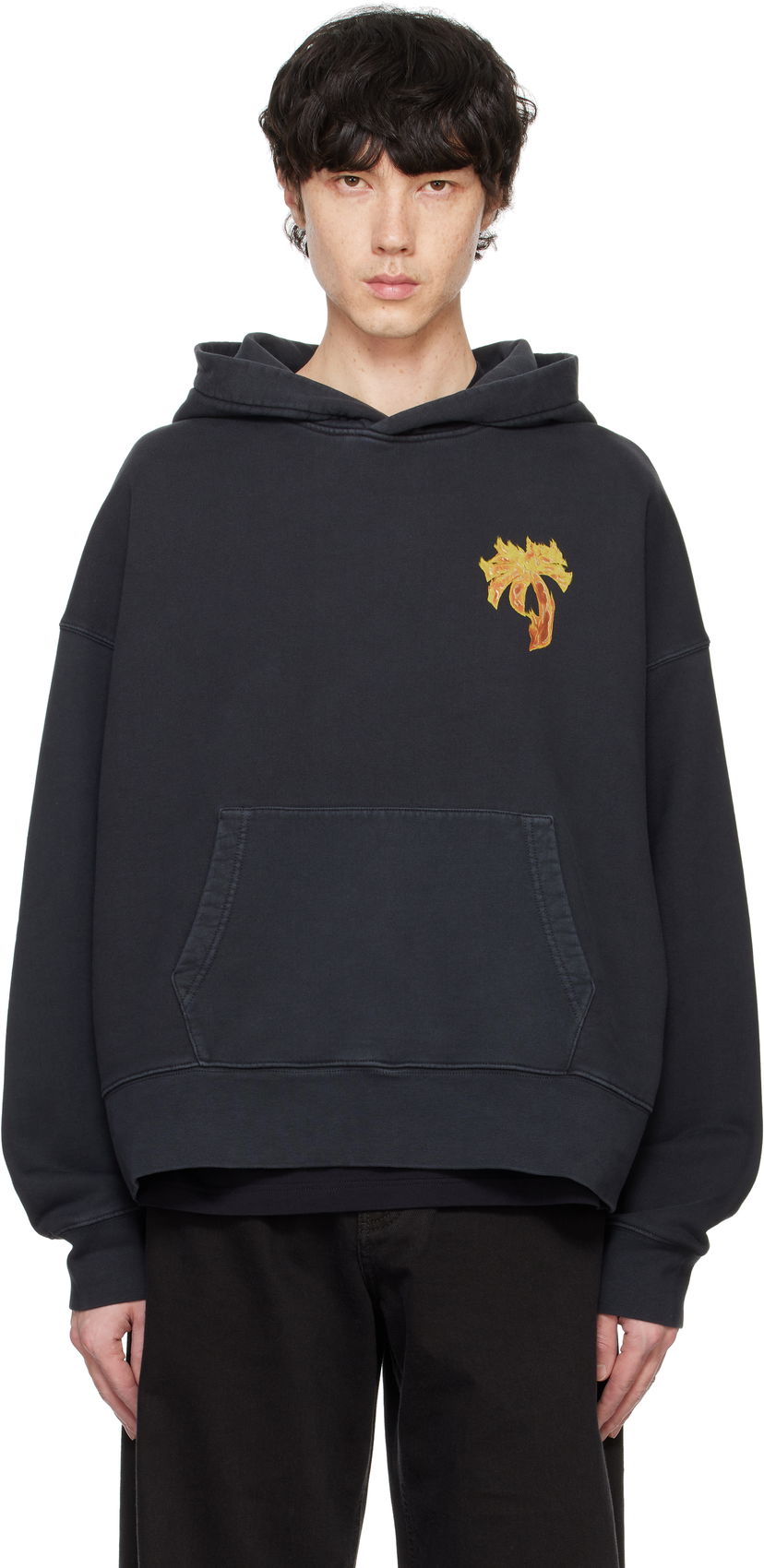 Sweatshirt Palm Angels Palm Sort | PMBB058F24FLE0051076