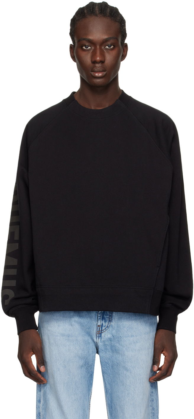Sweatshirt Jacquemus Les Classiques 'Le Sweatshirt Typo' Sweatshirt Sort | 24E245JS236-2341