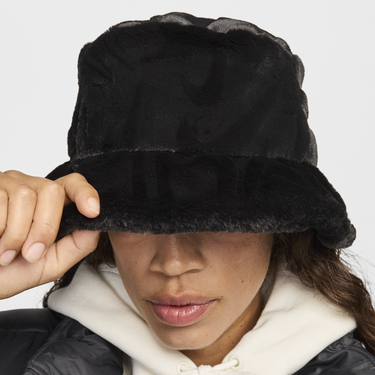 Hat Nike Apex Faux Fur Bucket Hat Sort | HF7194-010, 4