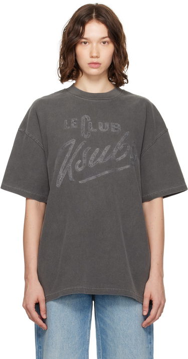 T-shirt Ksubi Ksubi 'Le Club' Boyfriend T-Shirt Grå | WPF25TE005, 0