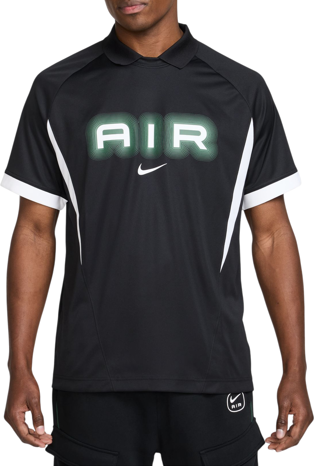 Polo skjorte Nike Sportswear AIR Football Polo Jersey Sort | hm0173-011, 0