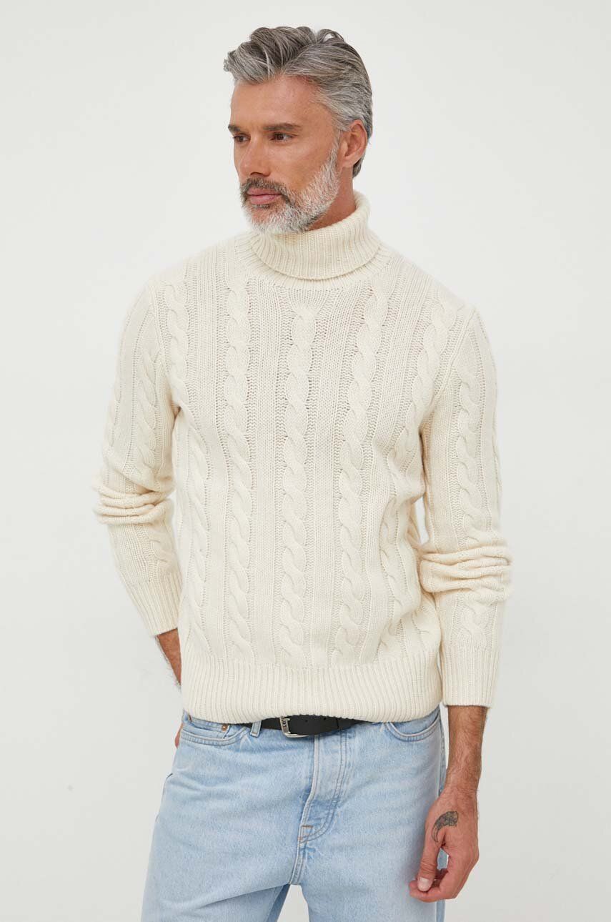 Sweater Polo by Ralph Lauren Cable-Knit Turtleneck Sweater Hvid | 710917035, 0
