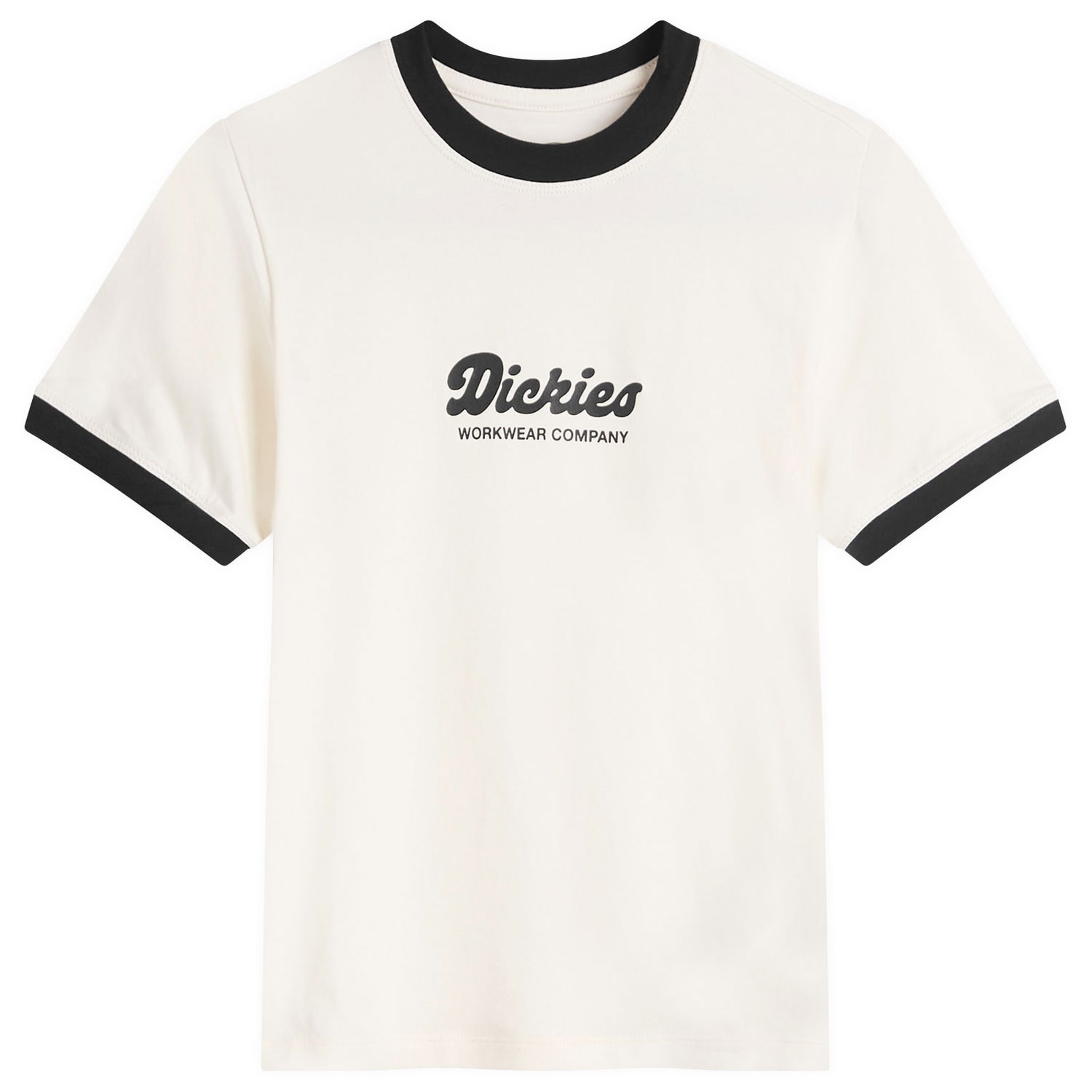 T-shirt Dickies Women's Lewistown Ringer T-Shirt, Size Large Hvid | DK0A4Z8IC481, 1