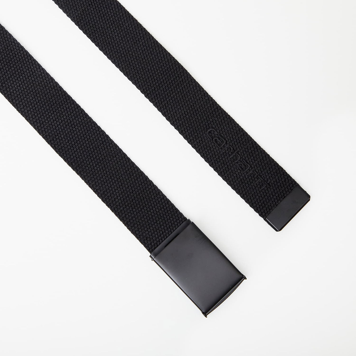 Bælter Carhartt WIP Script Belt Tonal Black Sort | I028401.89XX, 1