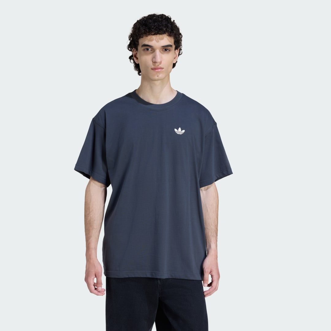 T-shirt adidas Performance REVTEXT Graphic T-Shirt Blå | KS8484, 0
