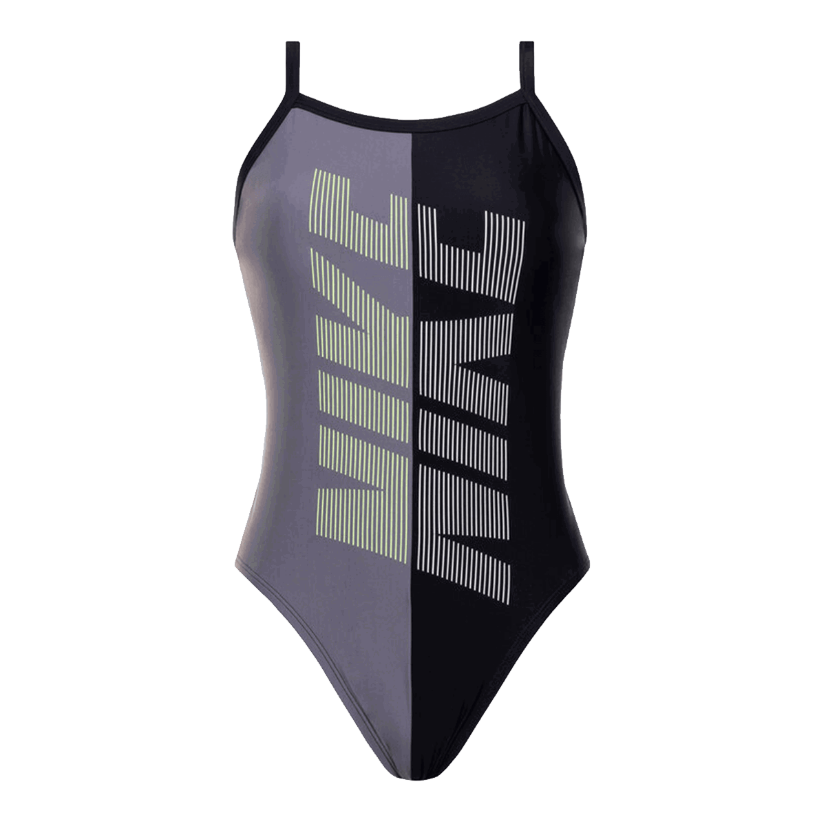 Badetøj Nike Striped Logo Color Block Racerback One Piece Swimsuit Flerfarvet | NESS9050-001, 0