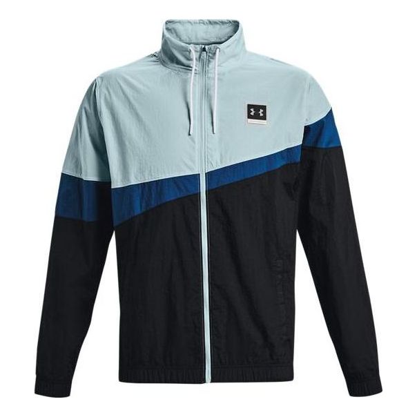 Vindjakke Under Armour Woven Full Zip Jacket Blå | 1366219-478