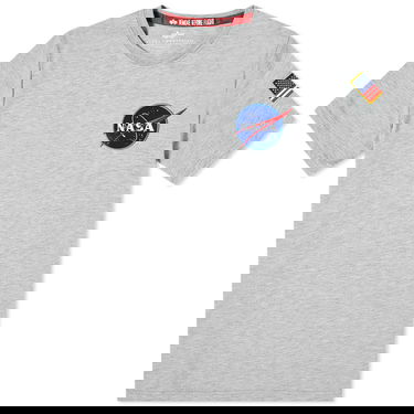 T-shirt Alpha Industries Space Shuttle Tee Grå | 176507-17, 0