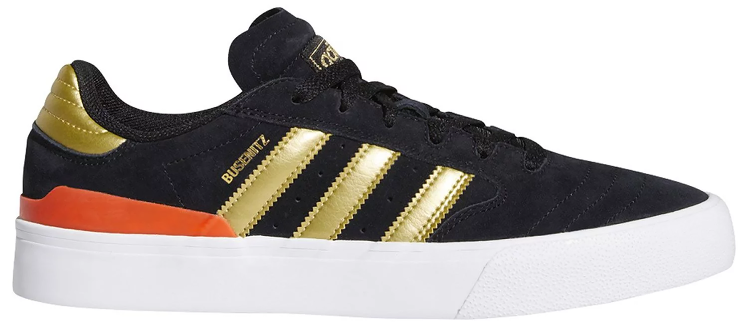 Sneakers og sko adidas Originals Busenitz Vulc II Core Black Gold Metallic Sort | EF8470, 0