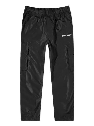 Joggingbukser Palm Angels Nylon Cargo Pant Sort | PMCF015S22FAB0011010