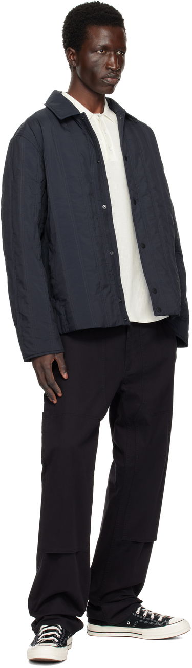 Jakke rag & bone Maxwell Quilted Button-Up Jacket Sort | MBW24H2007XWML, 3