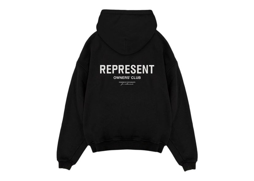 Sweatshirt Represent Clo Represent Owner's Club Hoodie Black Sort | M04153-01
