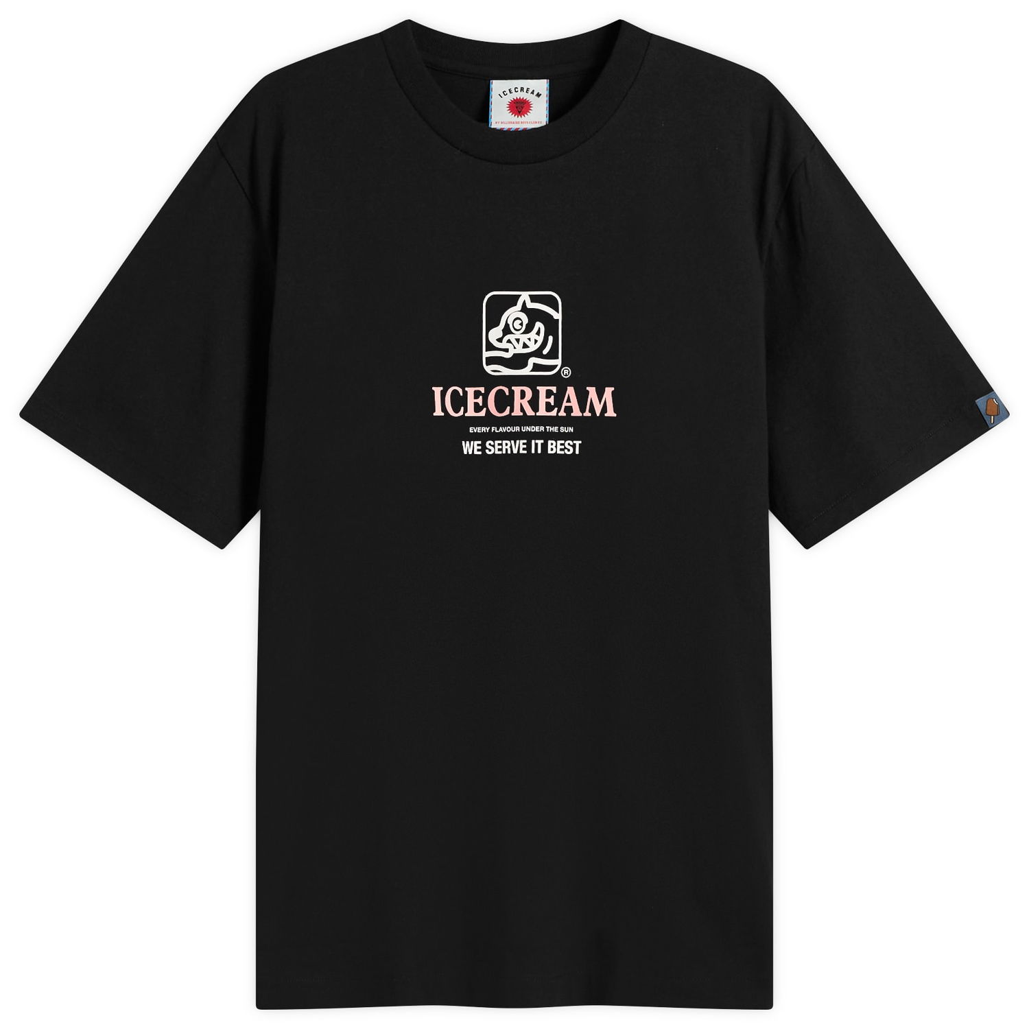 T-shirt BBC IceCream Serve It Best Graphic Tee Sort | IC25348-BLK, 0