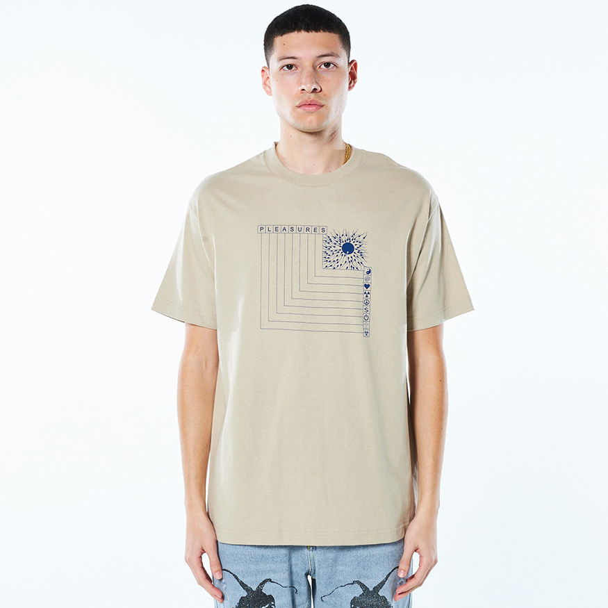 T-shirt Pleasures Fertile Tee Beige | P22SP046-SAND, 0
