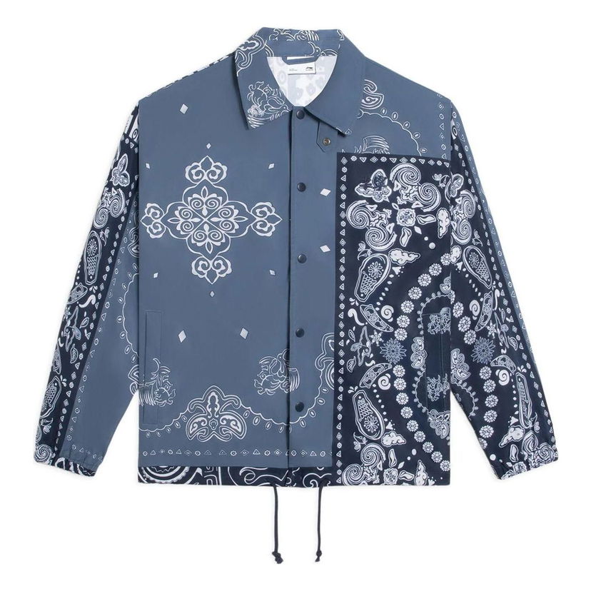 Vindjakke Li-Ning Paisley Graphic Coach Jacket Blå | AFDS775-5