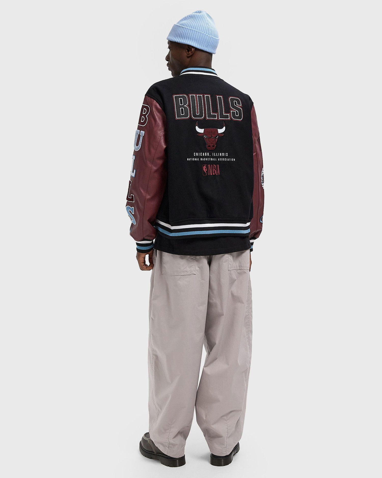 Bomberjakke New Era Chicago Bulls Varsity Jacket Bourgogne | 60684336, 1