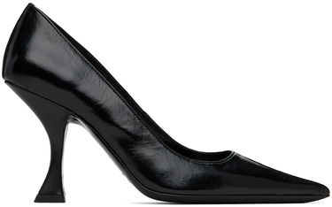 Sneakers og sko BY FAR Leather Pointed Toe Pumps Sort | 23PFVIVBLCRE, 0