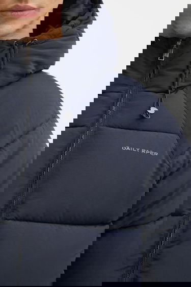 Puffer jakke DAILY PAPER Relaxed Winter Puffer Jacket Mørkeblå | 2522017, 3