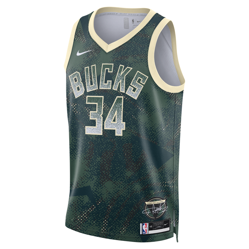 Jersey Nike Swingman Jersey Giannis Antetokounmpo Bucks Select Series Grøn | HJ4065-323