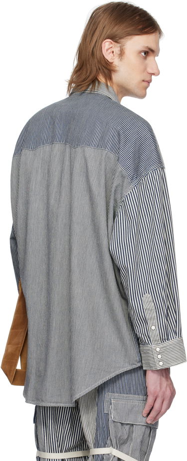 Skjorte R13 R13 Oversized Cowboy Shirt Blå | R13MD028-D212A, 2