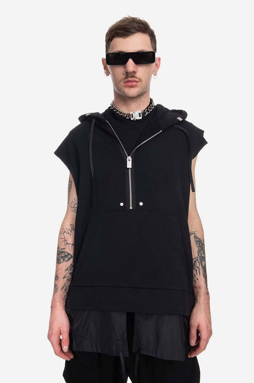 Sweatshirt 1017 ALYX 9SM Sleeveless Hoodie Sort | AAMSH0203FA01