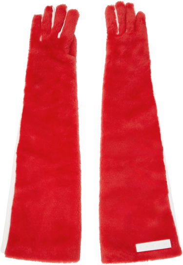 Handsker Marni Marni Long Faux-Fur Gloves Rød | GNMC0052X0 ULM121, 0