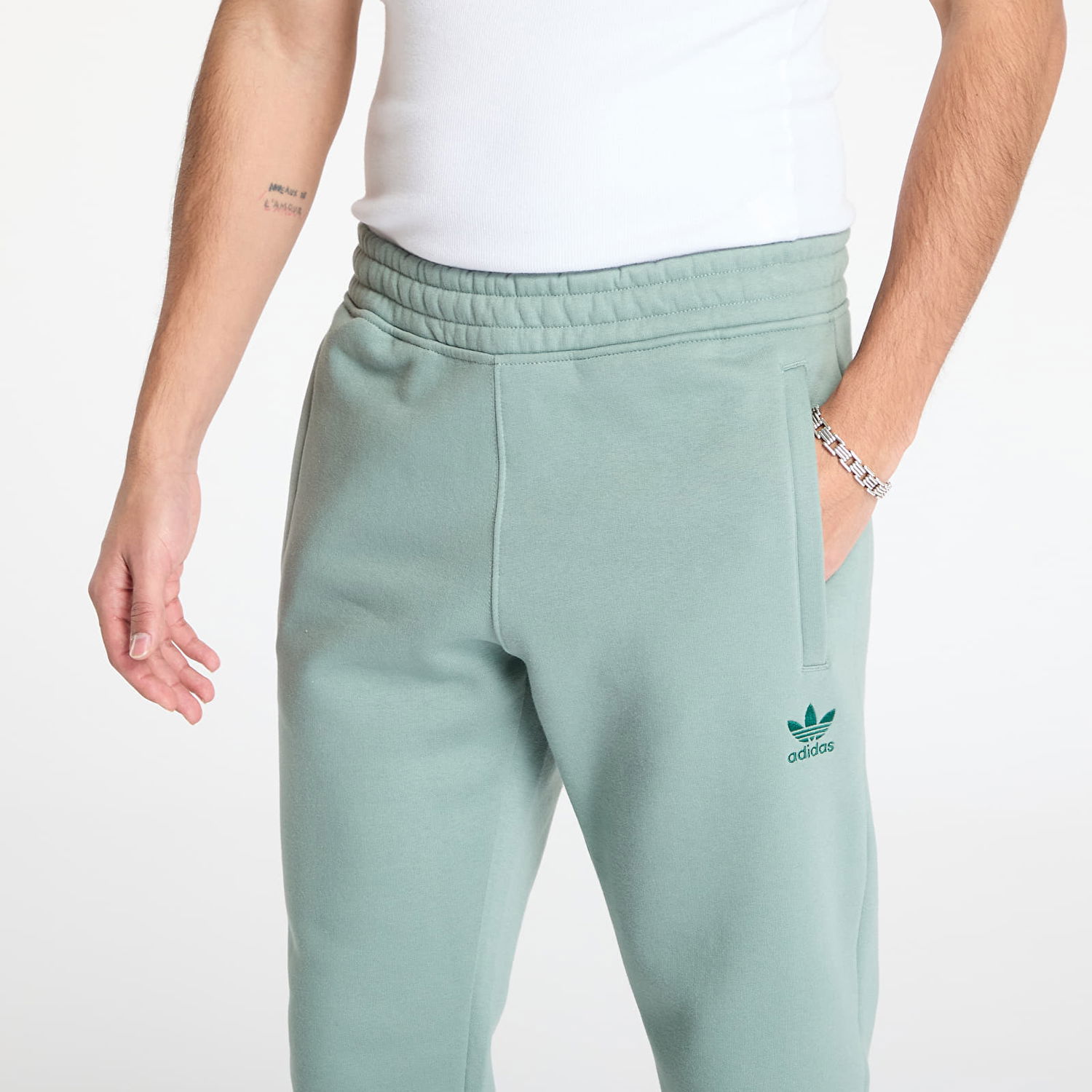 Joggingbukser adidas Originals Essentials Green Sweatpants Grøn | JD2421, 1