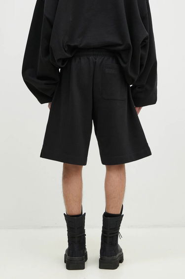 Shorts VETEMENTS Embroidered Logo Sweatshorts Sort | UA66SS610B, 2