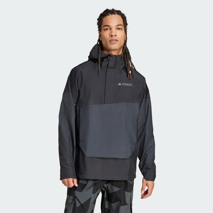 Vindjakke adidas Performance Terrex Xploric 2.5L Climaproof Windbreaker Sort | JF1360