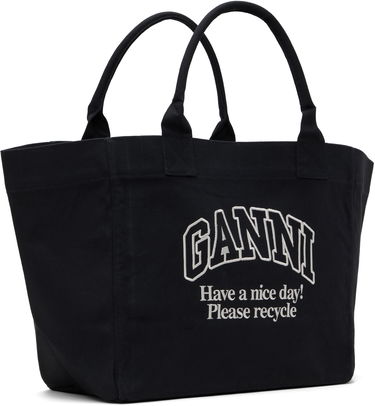 Mulepose GANNI GANNI Oversized Canvas Tote Bag Sort | A6680, 1