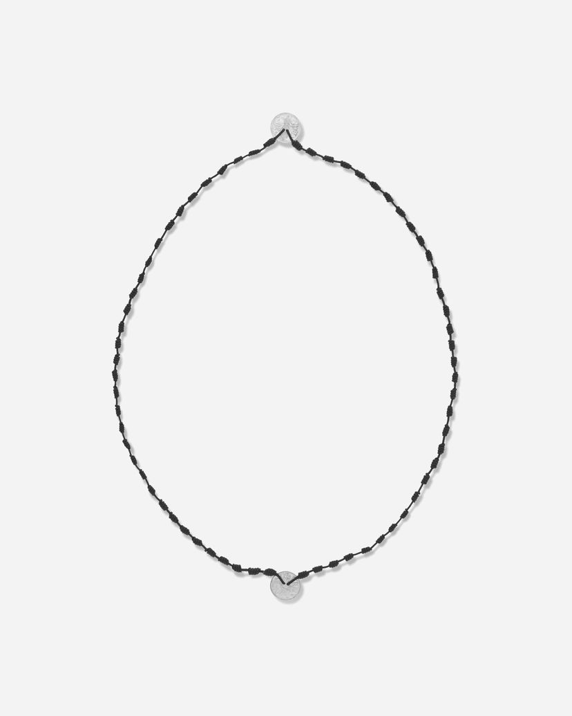 Halskæde Neighborhood Cord Coin Necklace Sort | 251MYNH-AC03 BK