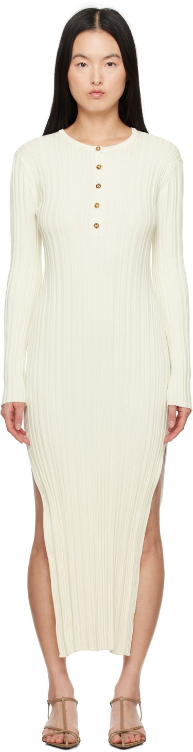 Kjole Loulou de Saison Loulou de Saison Eldara Maxi Dress Hvid | ELDARA, 0