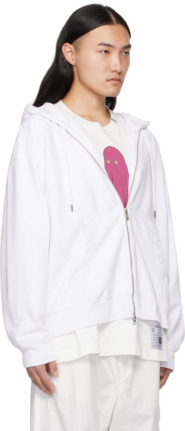 Sweatshirt Maison MIHARA YASUHIRO Zip Parka Hoodie Hvid | I13PK521, 1