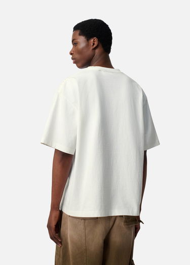 T-shirt AXEL ARIGATO Men's Relaxed Fit T-Shirt with Drawstring Hem Hvid | A3443001, 3