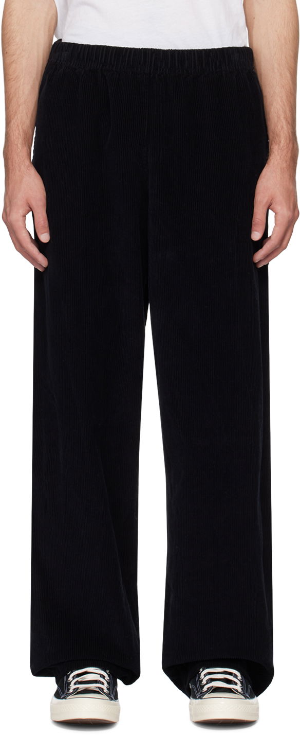 Bukser LES TIEN Puddle Trousers Sort | WC-3023, 0