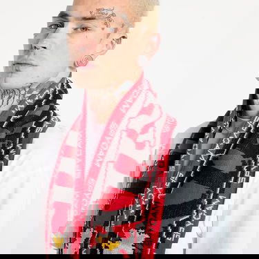 Tørklæde Umbro Cult Unity SPYCAM Knitted Fringe Scarf Flerfarvet | UBMW232YA11 BLK0042, 1