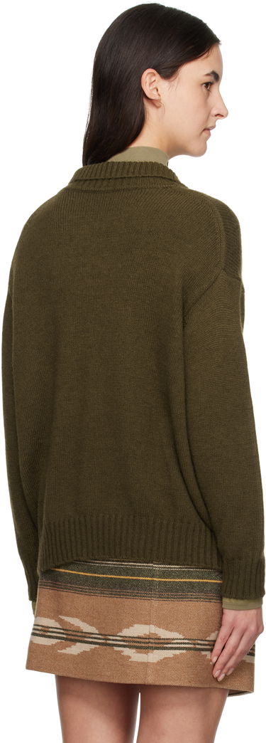 Sweater Max Mara Weekend Max Mara Sabato Wool Polo Sweater Grøn | 2425366013600, 2