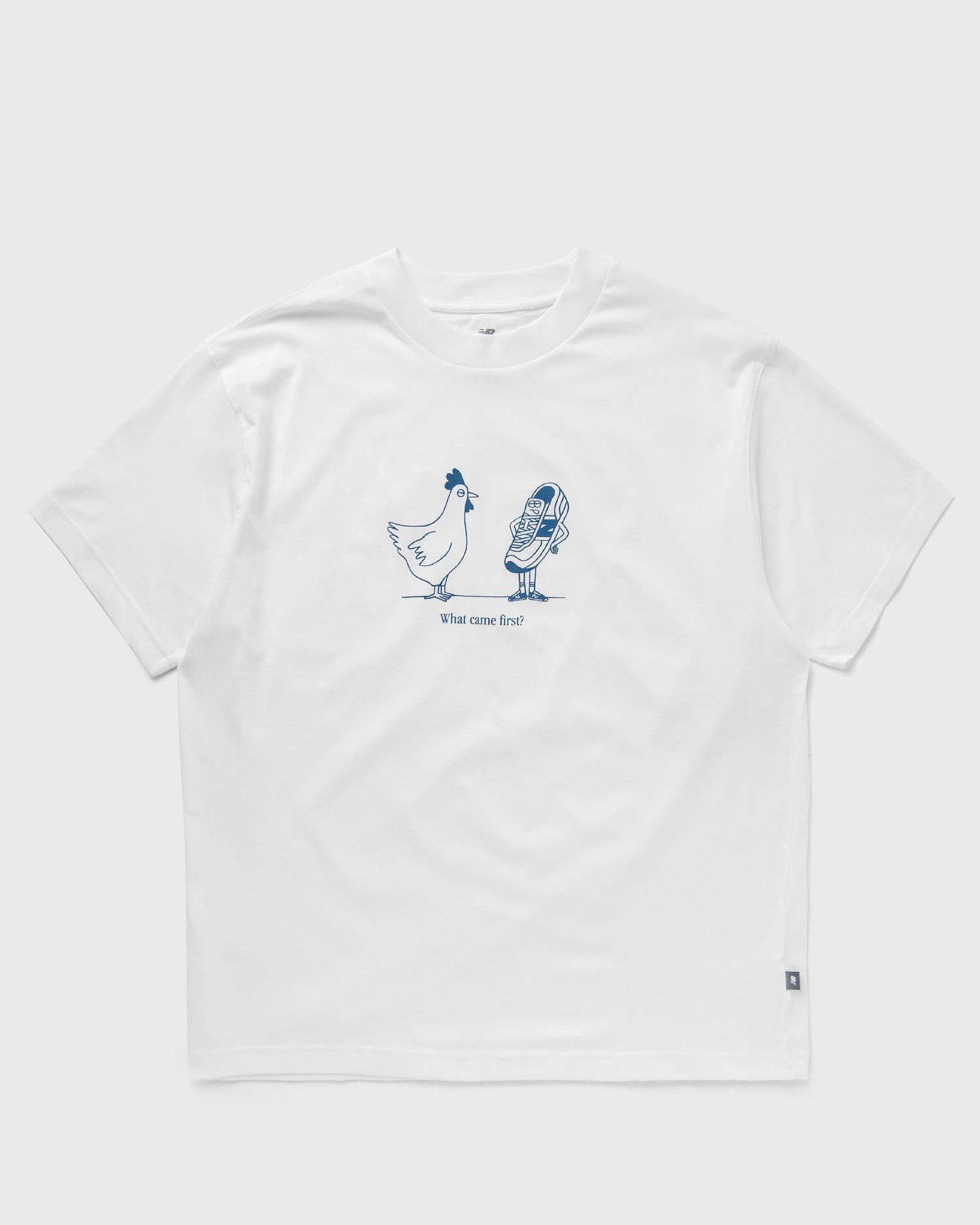 T-shirt New Balance Sport Essentials Chicken Or Shoe Relaxed Tee Hvid | MT41591-WT, 0