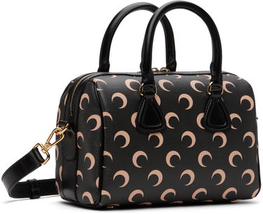 Håndtaske Marine Serre Marine Serre Moon Print Canvas Strike Bag Sort | WBA019A RWOV0030, 2