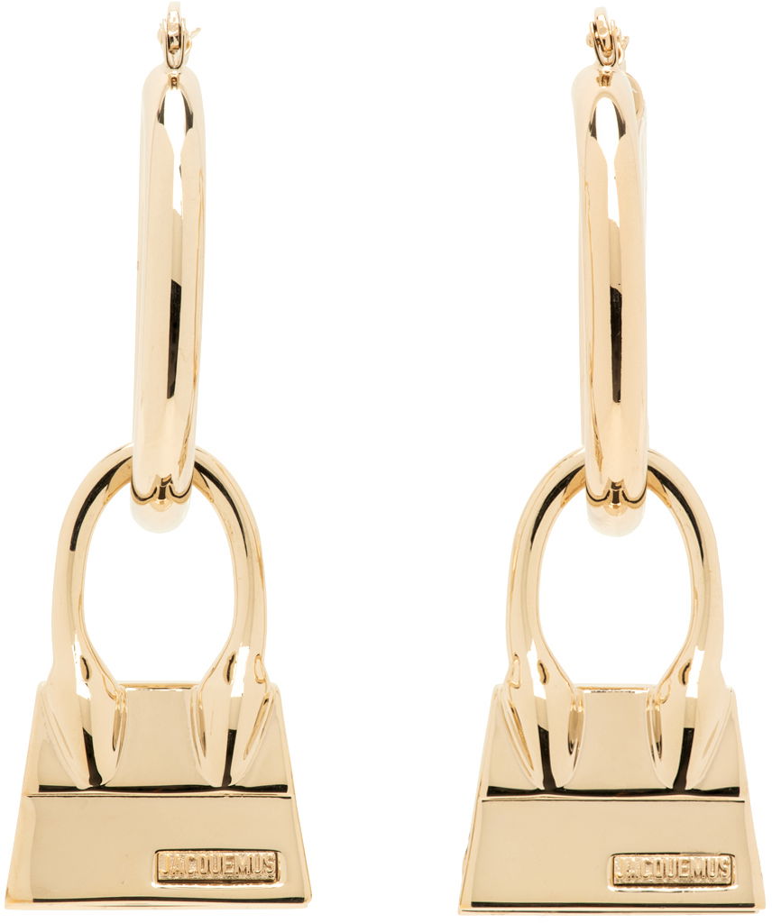 Øreringe Jacquemus Le Papier 'Les Creoles Chiquito' Earrings "Gold" Metalisk | 21E213JW001-5800, 0