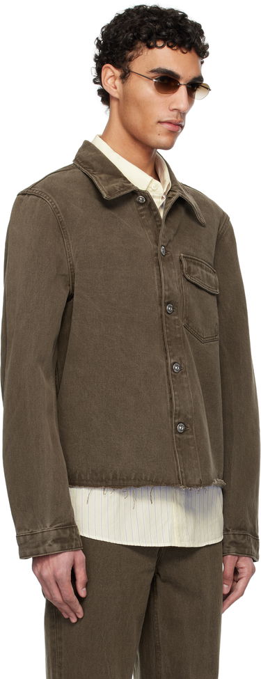 Jakke OUR LEGACY Our Legacy Cut Rebirth Denim Jacket Brun | M2255CC, 1