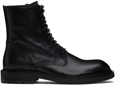 Tøj Ann Demeulemeester Ann Demeulemeester Danny Leather Boots Sort | 2201-M-C01-380-099, 0