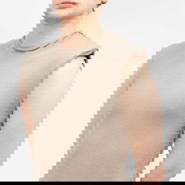 Sweater Entire Studios Entire Studios Burns Knit Vest Beige | ES2714MG, 5