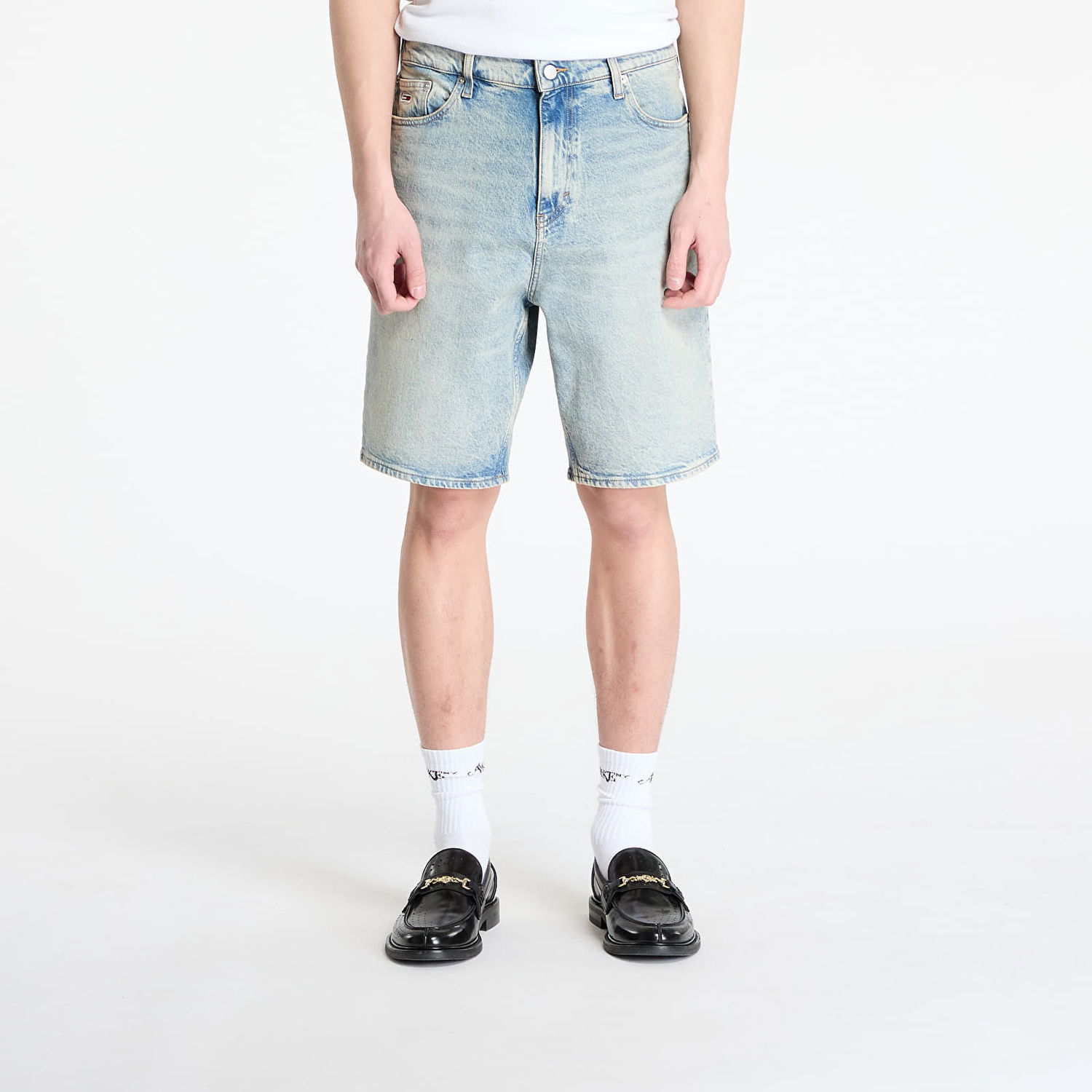 Shorts Tommy Hilfiger Tommy Jeans Isaac Relaxed Denim Shorts Blå | DM0DM20958 1A5, 0
