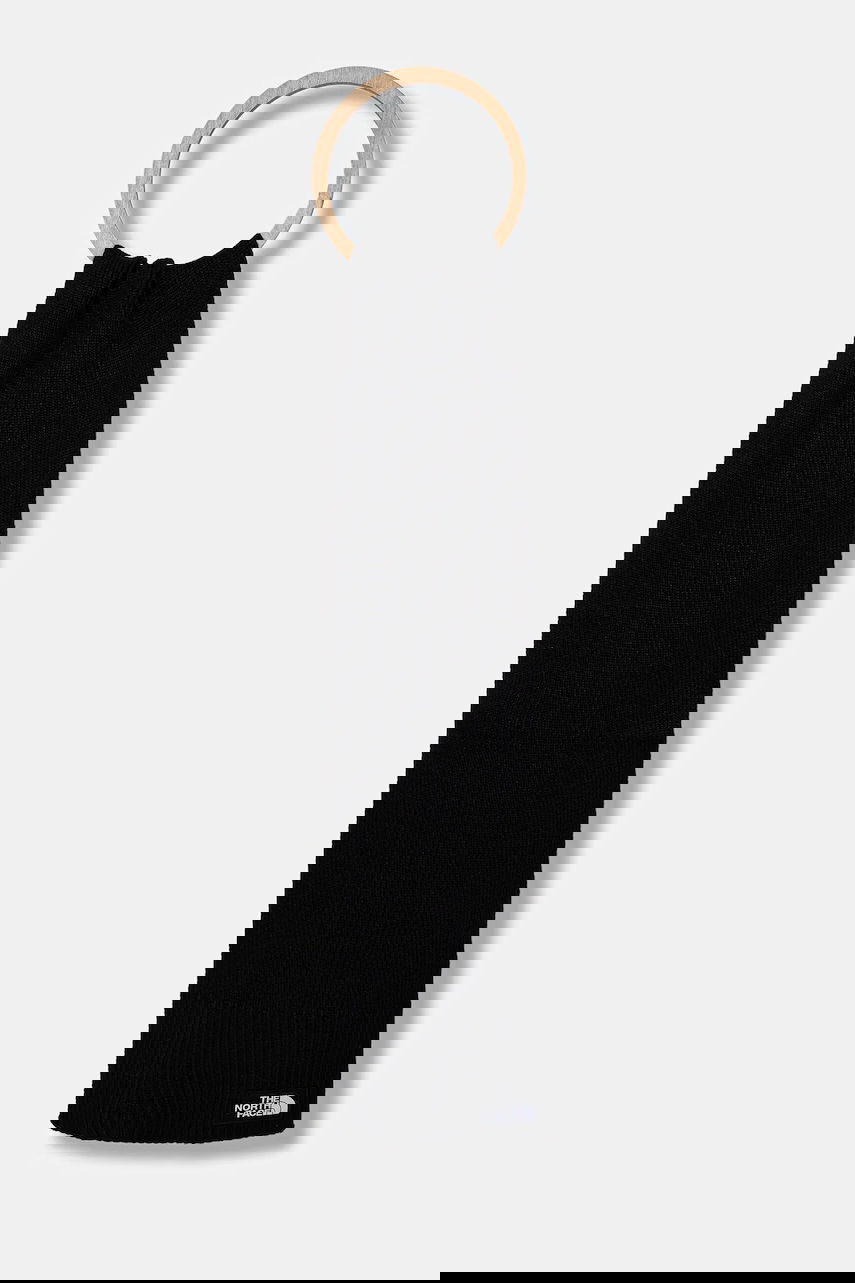 Tørklæde The North Face Knit Scarf TNF Logo Box Sort | NF0A8CHGJK31, 0